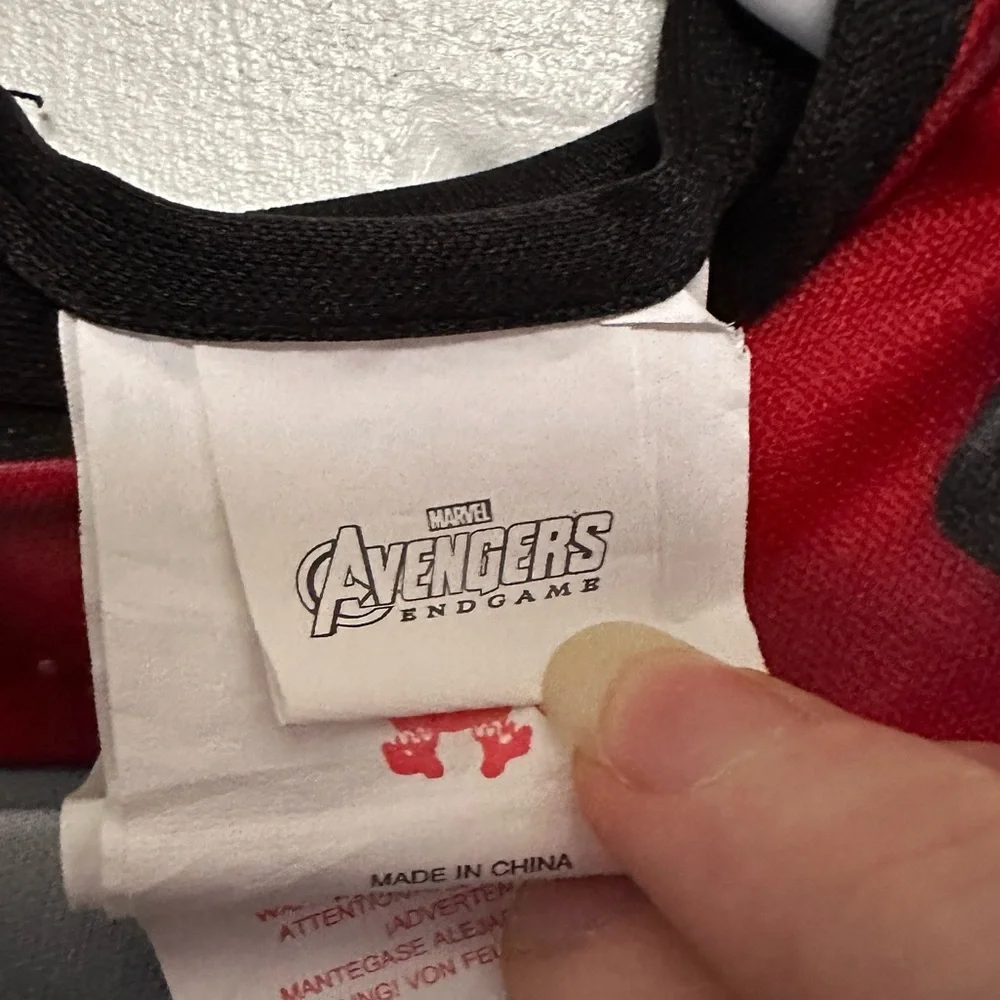 Target Kids Costume Avengers Suit in Black and Red